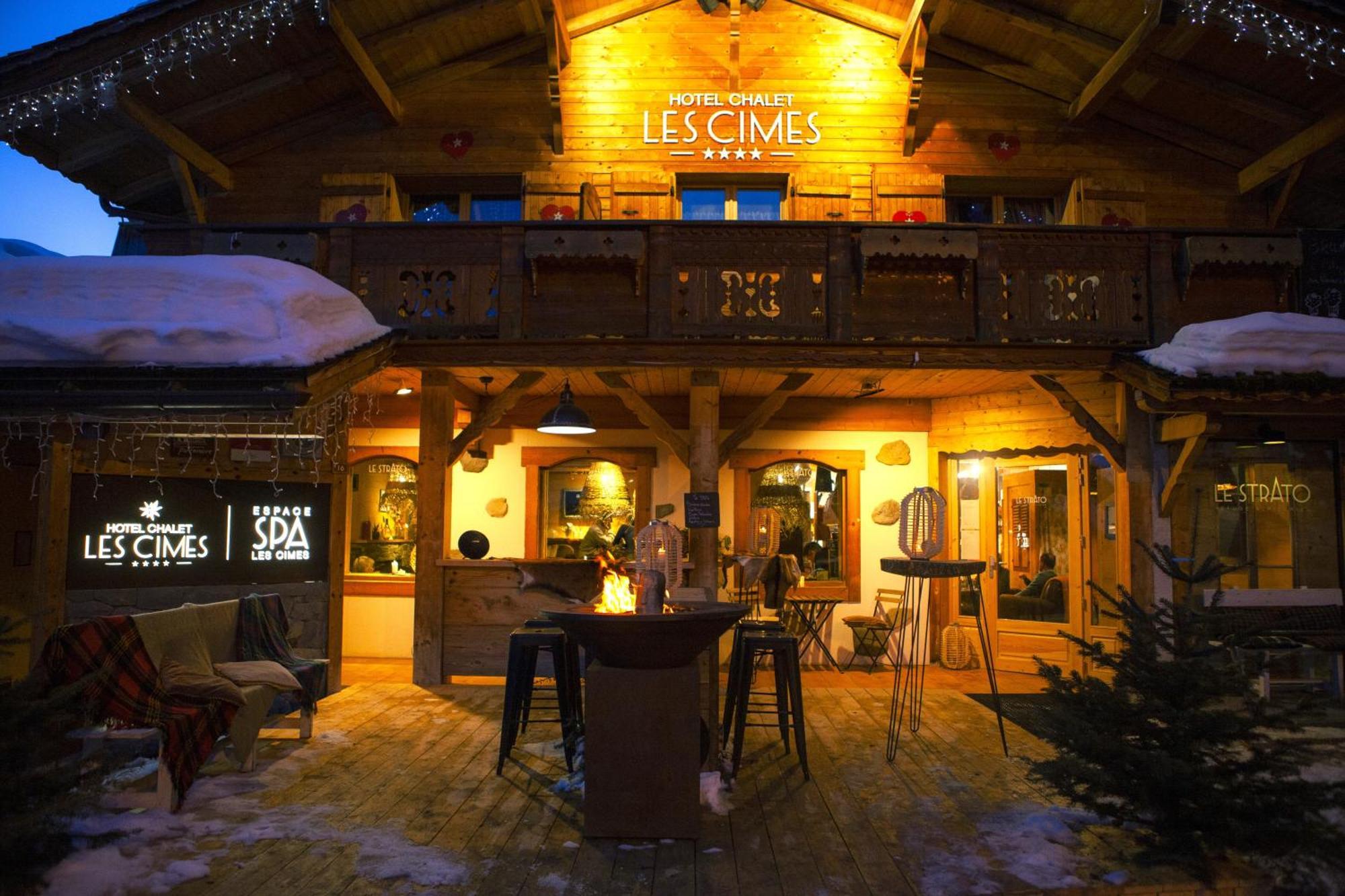 Chalet-Hotel Les Cimes 르그랑보르낭 외부 사진